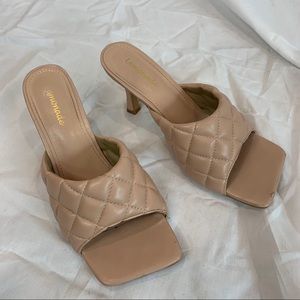 LULUS QUILTED KITTEN HEEL